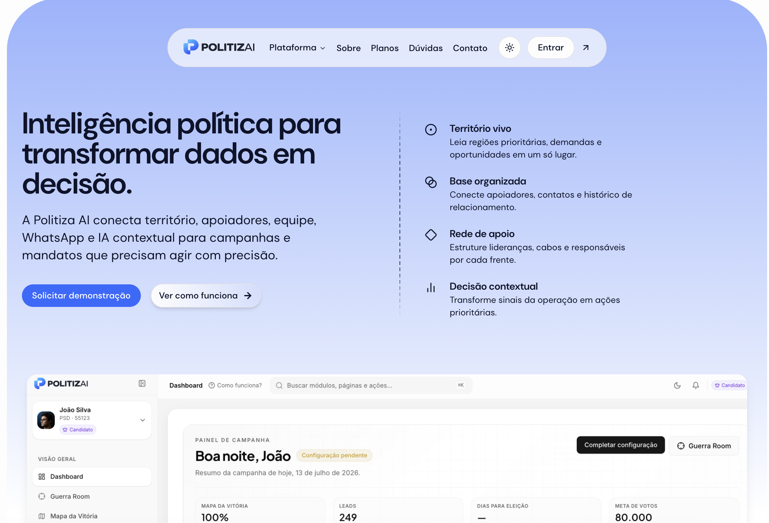 Equipe de gabinete organizando o relacionamento com cidadãos em uma plataforma digital